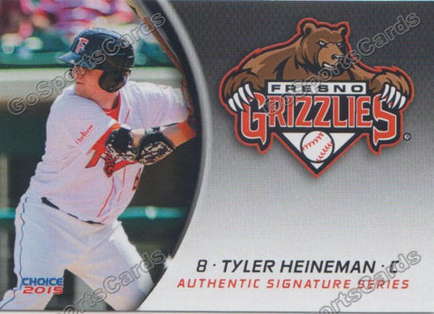2015 Fresno Grizzlies Tyler Heineman