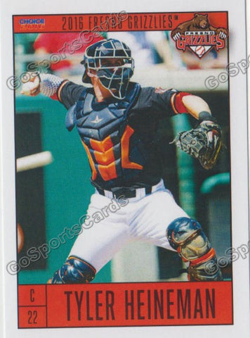 2016 Fresno Grizzlies Tyler Heineman