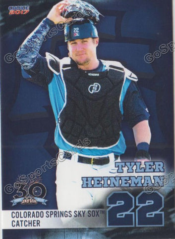 2017 Colorado Springs Sky Sox Tyler Heineman
