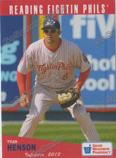 2013 Reading Fightins Phils Updated SGA 2nd Tyler Henson