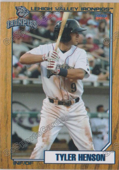 2014 Lehigh Valley IronPigs 2nd Tyler Henson