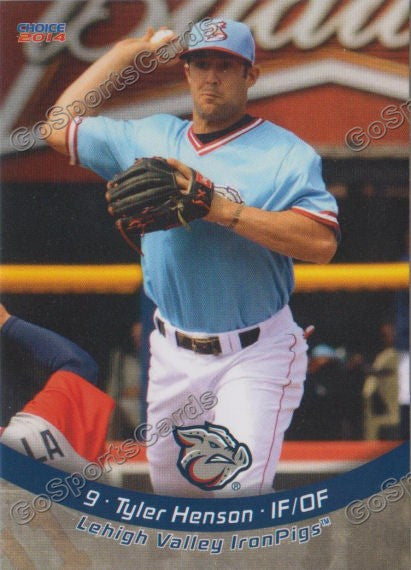 2014 Lehigh Valley IronPigs Tyler Henson
