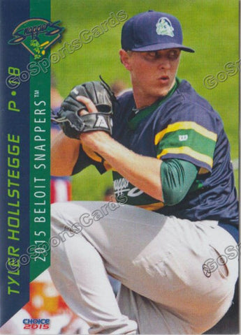 2015 Beloit Snappers Tyler Hollstegge