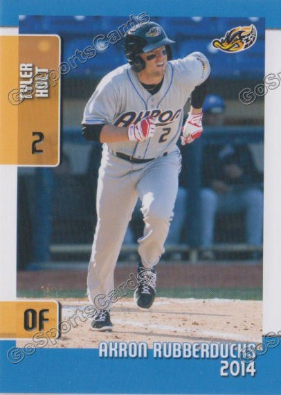 2014 Akron RubberDucks Tyler Holt