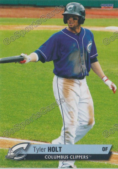 2015 Columbus Clippers Tyler Holt