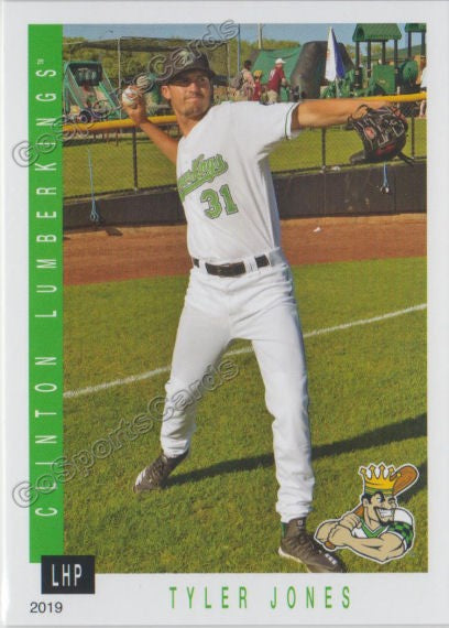 2019 Clinton LumberKings Tyler Jones