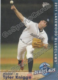 2011 Lakewood BlueClaws Tyler Knigge