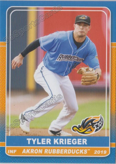 2019 Akron Rubberducks Tyler Krieger