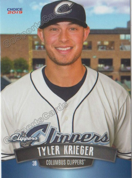 2019 Columbus Clippers Tyler Krieger