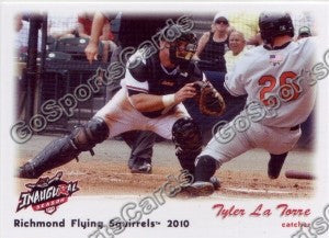 2010 Richmond Flying Squirrels Tyler La Torre