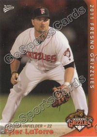 2011 Fresno Grizzlies Tyler LaTorre