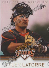 2012 Fresno Grizzlies Tyler LaTorre