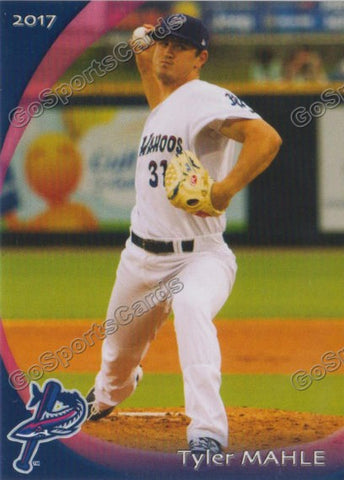 2017 Pensacola Blue Wahoos Tyler Mahle