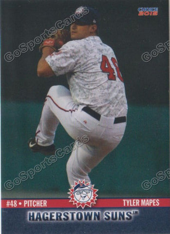 2015 Hagerstown Suns Tyler Mapes