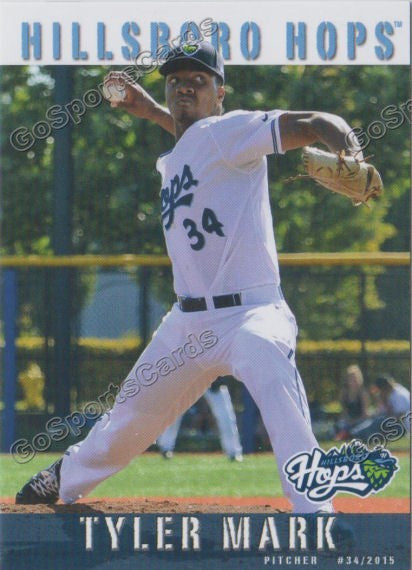 2015 Hillsboro Hops Tyler Mark