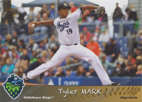 2016 Hillsboro Hops Tyler Mark
