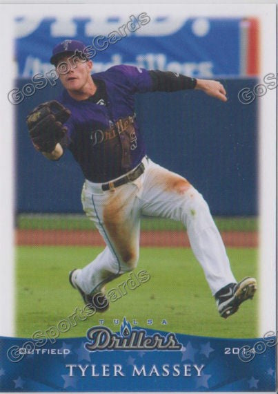 2014 Tulsa Drillers Tyler Massey