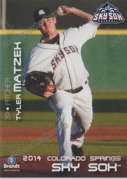 2014 Colorado Springs Sky Sox Tyler Matzek