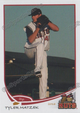 2016 Modesto Nuts Tyler Matzek