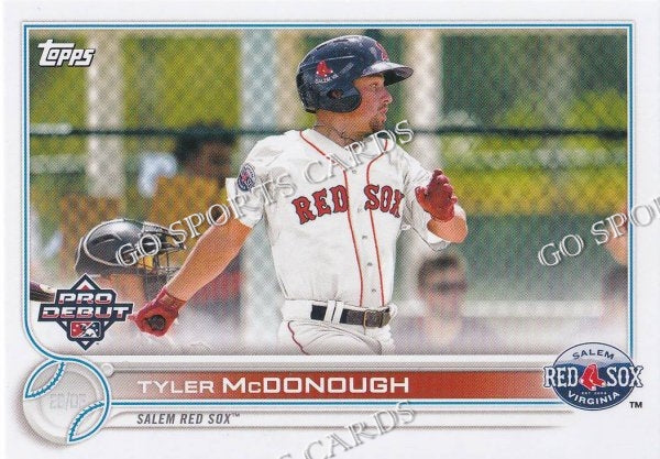 2022 Topps Pro Debut Tyler McDonough PD-129