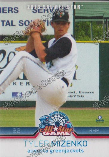 2013 South Atlantic League All Star SAL SD Tyler Mizenko