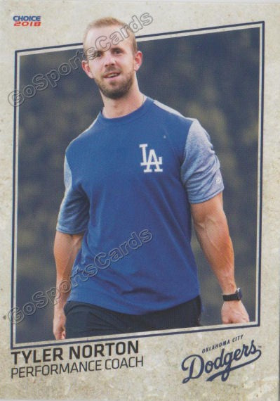 2018 Oklahoma City Dodgers Tyler Norton