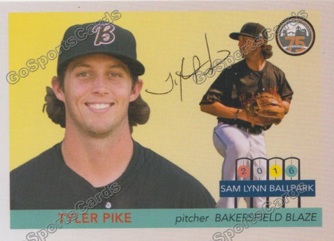2016 Bakersfield Blaze Tyler Pike