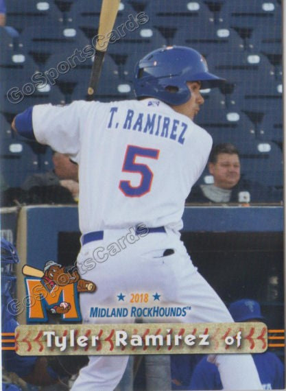 2018 Midland RockHounds Tyler Ramirez