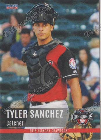 2016 Hickory Crawdads 2nd Tyler Sanchez