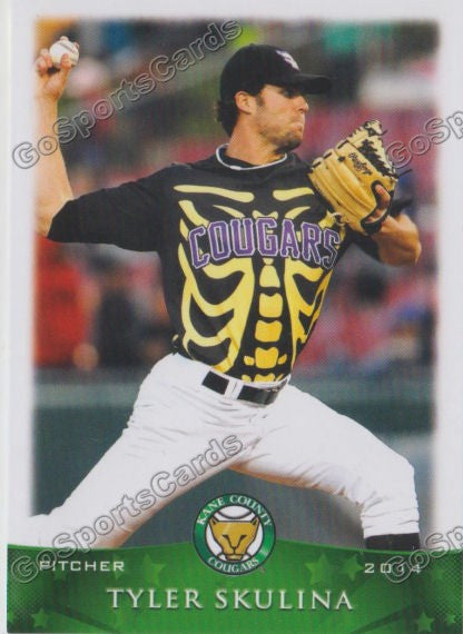 2014 Kane County Cougars Tyler Skulina