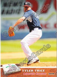 2009 Asheville Tourists Tyler Trice