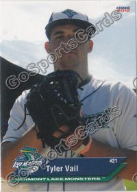 2012 Vermont Lake Monsters Tyler Vail