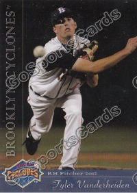 2012 Brooklyn Cyclones Tyler Vanderheiden