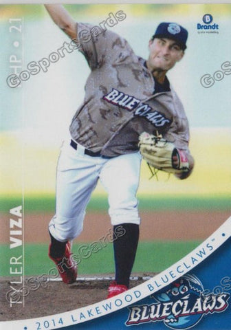 2014 Lakewood BlueClaws Tyler Viza