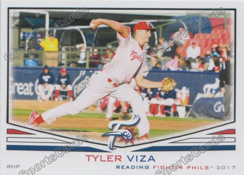 2017 Reading Fightin Phils Tyler Viza