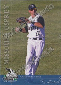 2012 Missoula Osprey Tyler Ty Linton