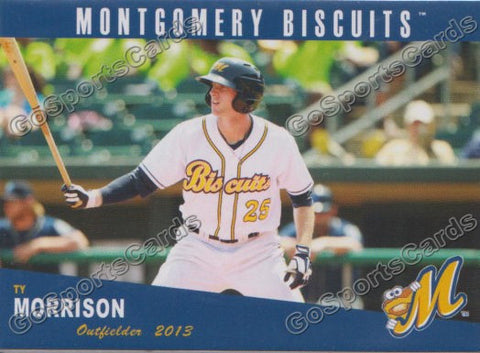 2013 Montgomery Biscuits Ty Morrison