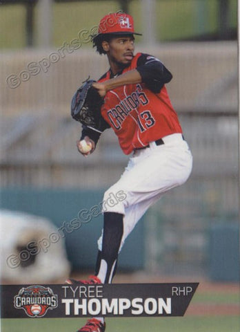 2018 Hickory Crawdads 2nd Tyree Thompson