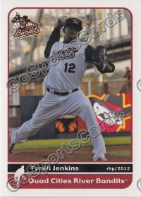 2012 Quad Cities River Bandits Tyrell Jenkins