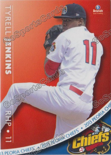2013 Peoria Chiefs Tyrell Jenkins