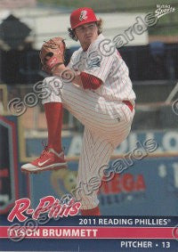 2011 Reading Phillies Tyson Brummett