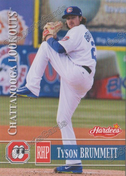 2014 Chattanooga Lookouts Tyson Brummett