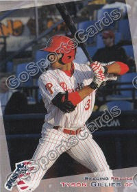 2012 Reading Phillies 2nd Tyson Gillies