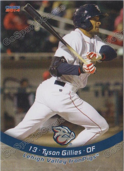 2014 Lehigh Valley IronPigs Tyson Gillies
