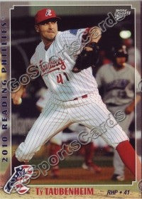 2010 Reading Phillies Ty Taubenheim