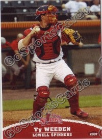 2007 Lowell Spinners Ty Weeden