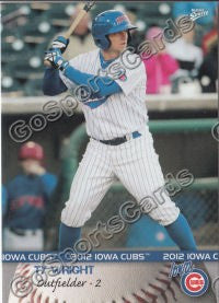 2012 Iowa Cubs Ty Wright