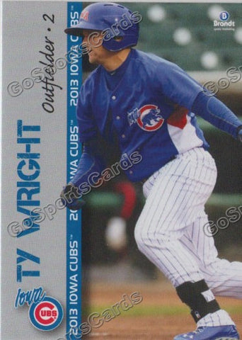 2013 Iowa Cubs Ty Wright