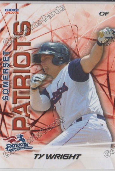 2014 Somerset Patriots Ty Wright