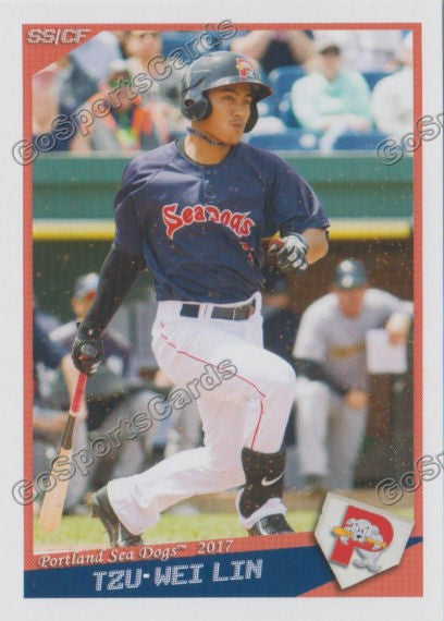2017 Portland Sea Dogs Tzu Wein Lin